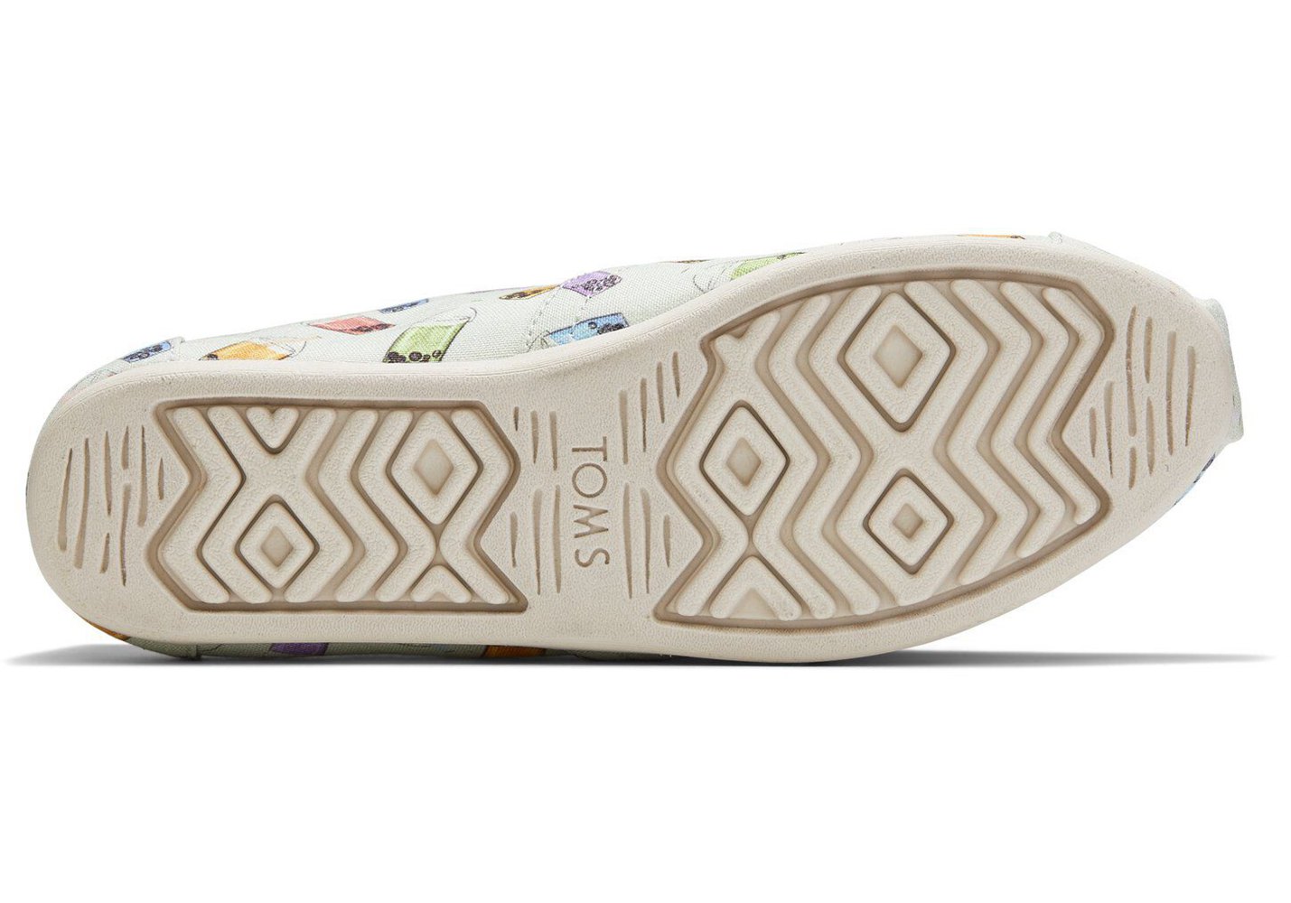 Toms Espadryle Damskie Białe - Alpargata Boba Tea - 25WJGELDK